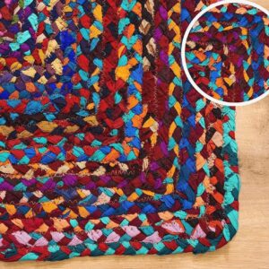 Heavy Multicoloured Chindi Rug