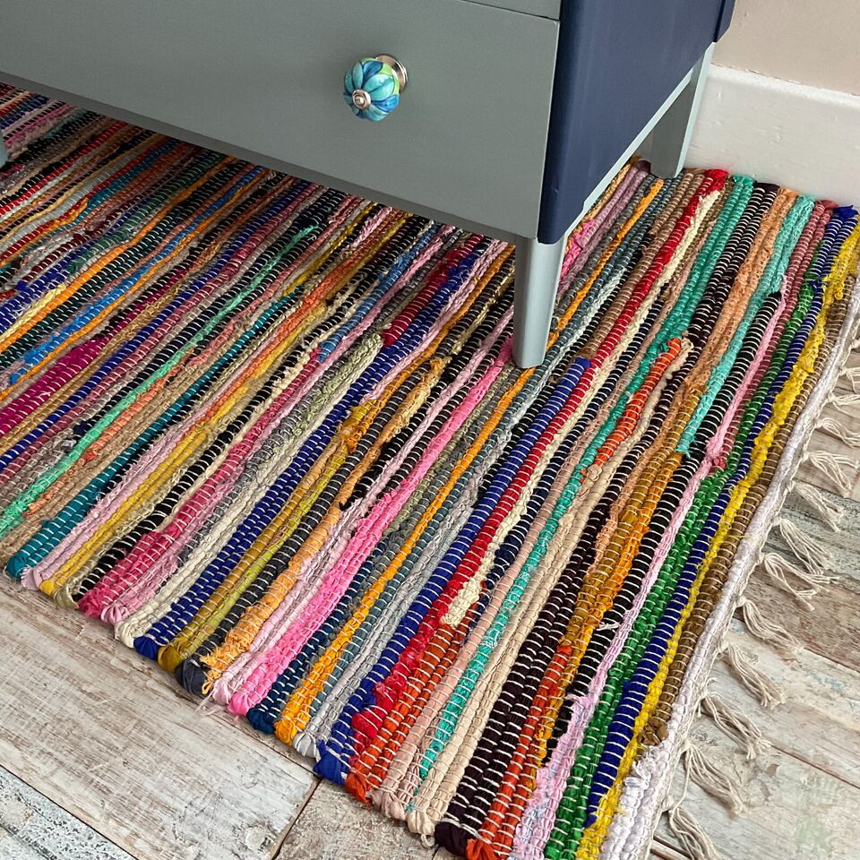 Red Chindi Rug