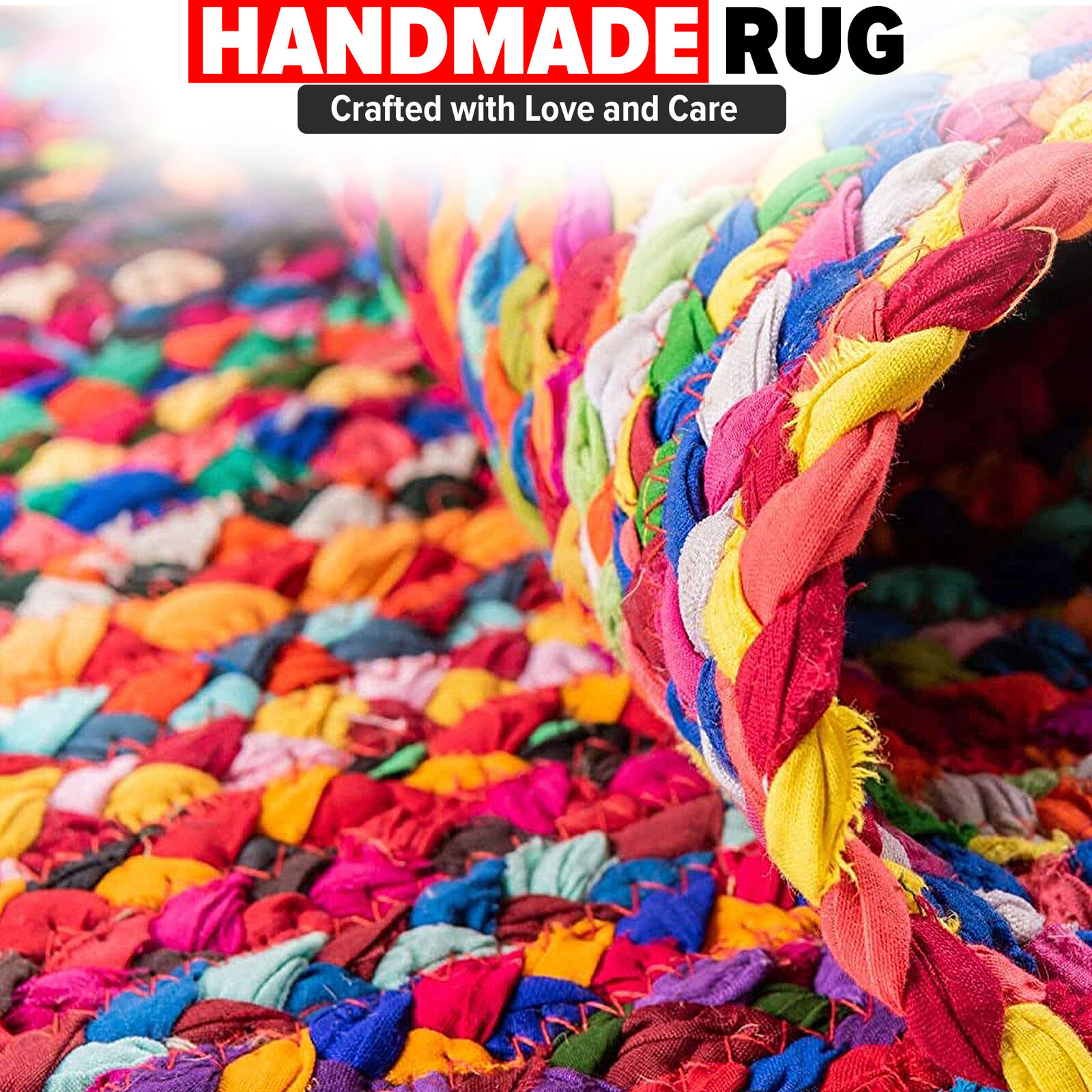 Round Multi Coloured Chindi