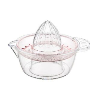 Clear Plastic Citrus Juicer with Bowl