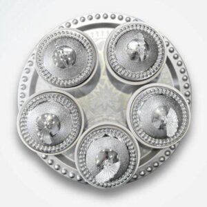 Silver 5-Bowl Condiment Serving Set