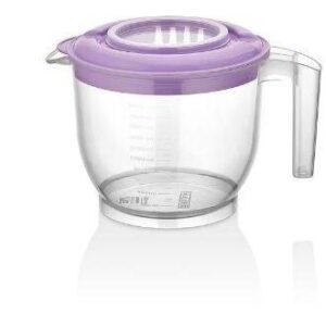 Measuring Jug with Purple Citrus Reamer Lid