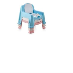Children's Plastic Stacking Chair Blue & Pink
