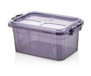 0.3L Mini Purple Tint Storage Box with Clip Lid